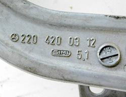 MERCEDES ML W163 2.7CDI 00r DŹWIGNIA HAMULCA RĘCZNEGO 2204200312