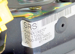 HONDA CIVIC VII 1.4 02r PODUSZKA POWIETRZNA KIEROWNICY AIRBAG 77800S5SG820