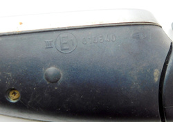 VW POLO III 1.4B 01r LIFT LUSTERKO LEWE KOMPLETNE SREBRNY LA7W 5 PIN