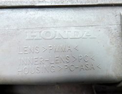 HONDA FRV FR-V I 2.0 i-VTEC 06r LAMPA LEWY TYŁ