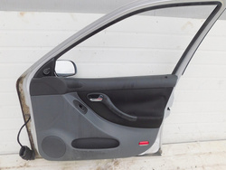 SEAT LEON I 1.9 TDI 04r DRZWI PRAWY PRZÓD 5D SREBRNE L57N