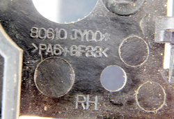 RENAULT KOLEOS I 2.0D 09 KLAMKA ZEWNĘTRZNA PRAWY PRZÓD 80610JY00