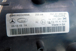 MB ACTROS MP4 12r EURO 5 HALOGEN PRZECIWMGŁOWE PRAWE A9608200556