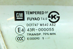 CHEVROLET ORLANDO 12r 2.0D SZYBA PRAWY PRZÓD 