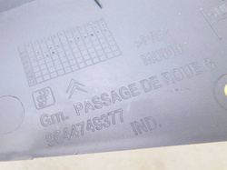 CITROEN C6 2.7 HDI 07r OSŁONA OBUDOWA SŁUPKA LEWY TYŁ 9644749377