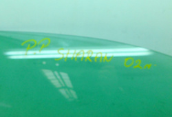 VW SHARAN I LIFT 1.9 TDI 02r SZYBA DRZWI PRAWY PRZÓD