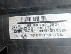 MB ACTROS MP4 12r EURO 5 LAMPA REFLEKTOR PRAWY PRZÓD A9608200339 