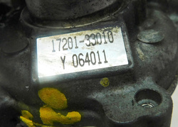 TOYOTA YARIS VERSO 1.4 D4D TURBOSPRĘŻARKA TURBO 17201-33010