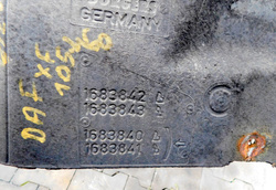 DAF XF 105 460KM 2012r WYGŁUSZENIE OSŁONA SILNIKA KABINY 1683840 KOMPLET 