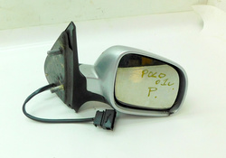 VW POLO III 1.4B 01r LIFT LUSTERKO PRAWE KOMPLETNE SREBRNY LA7W 5 PIN