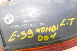 BMW E39 2.5 B LAMPA LEWY TYŁ KOMBI TOURING 8361671