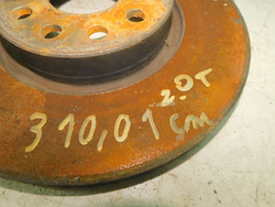 SKODA OCTAVIA II RS 2.0T 2005r TARCZE PRZÓD PARA 310mm