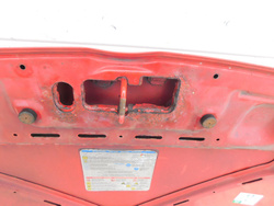 FIAT PANDA II 1.2 60KM 05r MASKA POKRYWA SILNIKA CZERWONA 