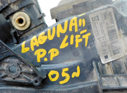 RENAULT LAGUNA II LIFT 05r 1.9DCI LAMPA REFLEKTOR XENON PRAWY PRZÓD 