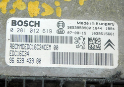 CITROEN BERLINGO PARTNER I 1.6 HDI KOMPUTER STEROWNIK SILNIKA 9663943980 