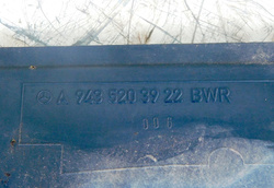 MB ACTROS MP3 MP2 NADKOLE OSŁONA KOŁA PRAWY PRZÓD A9435203922