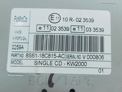  FORD FOCUS Mk2 1.6 06r RADIO FABRYCZNE 8S61-18C815-AC