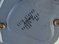 MAZDA 6 2.0D 03r MECHANIZM WYCIERACZKI TYŁ KOMBI