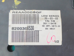 RENAULT LAGUNA II 03r 1.9DCI LICZNIK ZEGARY PRĘDKOŚCIOMIERZ 8200306538