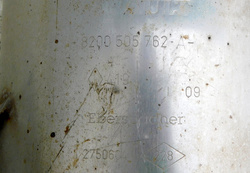 RENAULT KANGOO II 1.5 D 08r TŁUMIK WYDECH KOŃCOWY