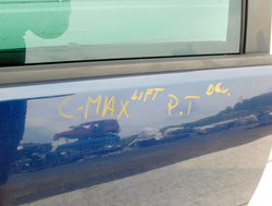 FORD FOCUS C-MAX MK1 LIFT 1.6 DRZWI PRAWY TYŁ KOMPLETNE 