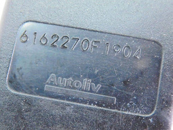 CITROEN C6 2.7 HDI 07r ZAPINKA KLAMRA PASÓW PRAWA TYLNA 6162270F1904