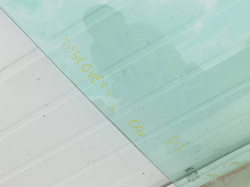 DISCOVERY III L319 04r SZYBA DRZWI PRZÓD PRAWY