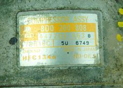 AUDI A4 B5 1.6 99r LIFT POMPA SPRĘŻARKA KOMPRESOR KLIMATYZACJI 8D0260808