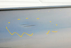 TOYOTA COROLLA E12 2.0 DRZWI LEWY TYŁ KOMBI LAKIER 1C3