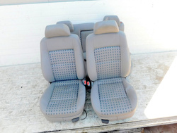 VW PASSAT B5 1.9TDI 00r FOTELE SIEDZENIA WNĘTRZE ŚRODEK KOMPLET JASNE KOMBI