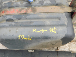 IVECO EUROCARGO 80E21 17,5" 04r ZBIORNIK PALIWA BAK OBEJMY 100X55X50CM