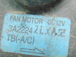 HYUNDAI GETZ 1.5CRDI 82KM 05r WENTYLATOR CHŁODNICY
