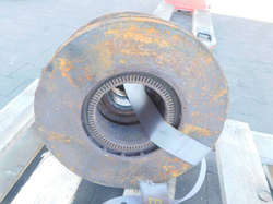 IVECO EUROCARGO 120EL18 02-08r PIASTA ZWROTNICA PRAWY TYŁ 17,5"