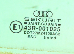 AUDI 80 B4 2.0 94r SZYBA DRZWI PRAWY TYŁ SEDAN