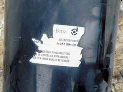 MERCEDES ECONIC 957.661 03r OM906 WLOT RURA OBUDOWA FILTRA POWIETRZA 