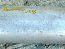 CITROEN XSARA PICASSO 1.8 01r WYDECH TŁUMIK KOŃCOWY 