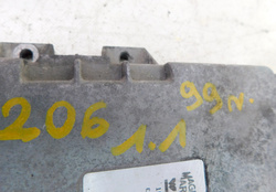 PEUGEOT 206 1.1 2004r KOMPUTER STEROWNIK SILNIKA 9636727380