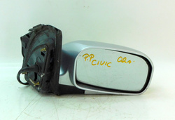 HONDA CIVIC VII 1.4 02r LUSTERKO PRAWE KOMPLETNE SREBRNE
