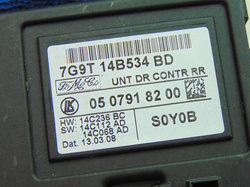 JAGUAR XF 2.7 D 08r MODUŁ DRZWI 7G9T14B534BD