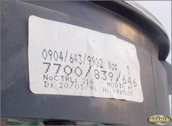 RENAULT MEGANE I 1.9DTI 95r - LICZNIK