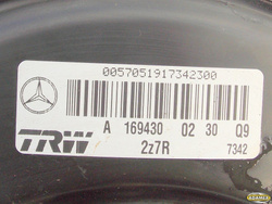 MERCEDES B-klasa W245 1.7B 05r - SERWO HAMULCOWE