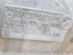 MB ACTROS MP4 12r E5 SKRZYNIA BIEGÓW Z WYBIERAKIEM 191280 9602610801