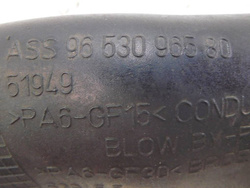 CITROEN C6 2.7 HDI 07r WĄŻ RURA TURBO TURBINY 9653096580