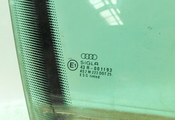 AUDI 80 B4 2.0 93r SZYBA DRZWI PRAWY PRZÓD 