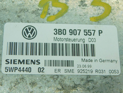VW PASSAT B5 1.6 99r KOMPUTER STEROWNIK SILNIKA SIEMENS 3B0907557P