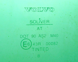 VOLVO FL6 612 180KM 1998r SZYBA DRZWI PRAWA