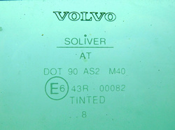 VOLVO FL6 612 180KM 1998r SZYBA DRZWI LEWA