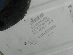 MAN 15.225 2001r SZYBA DRZWI PRAWA