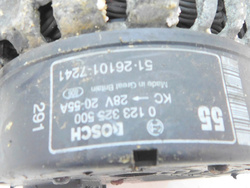 MAN LE 10.225 L2000 M2000 02r ALTERNATOR 0123325500 51.26101-7241