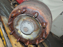 VOLVO FH12 380 97r ZWROTNICA PIASTA LEWY PRZÓD